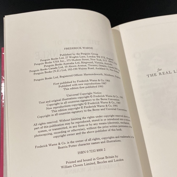 The Tale of Mrs. Tiggy-Winkle by Beatrix Potter - Hardcover Children’s Book - Picture 6 of 11